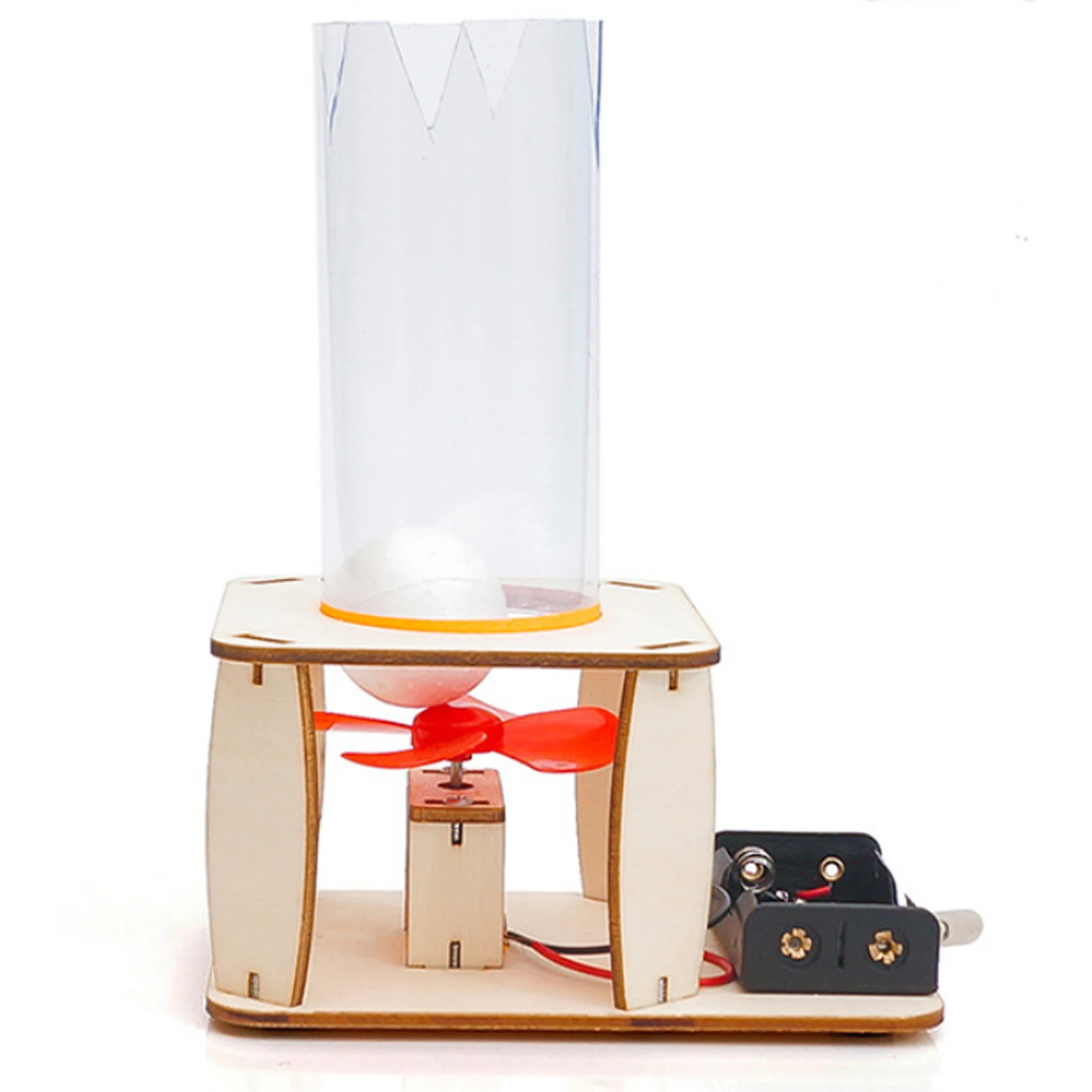 Деревянный аэродинамический Электрический шарик с воздушной подвеской «сделай сам», научный Набор для экспериментов по теологии, легко устанавливается, можно красить, Паровая игрушка