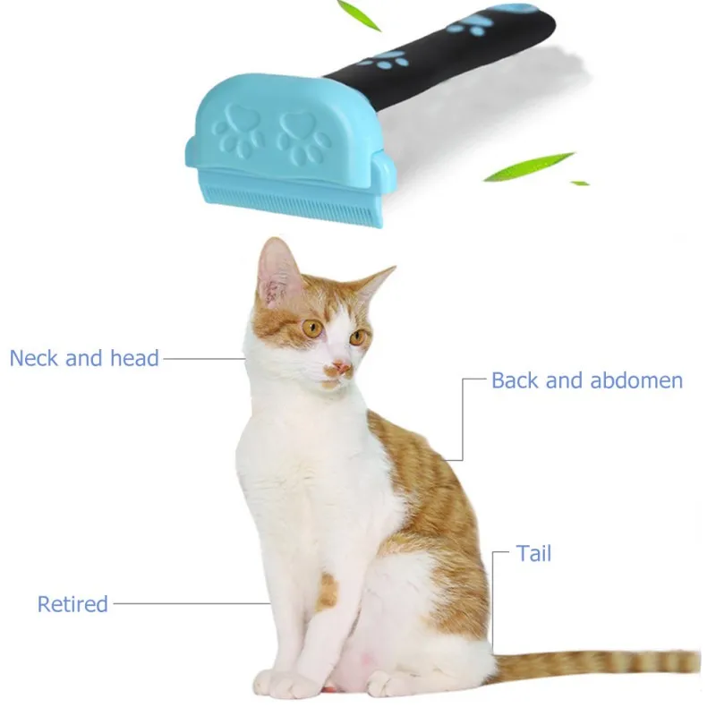 

Pet Cats And Dogs Long Hair Combing To Prevent Knotting And Floating Hair Comb S/L Blue Pink