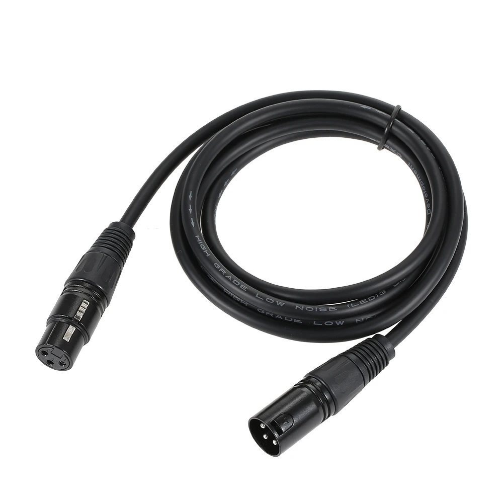 Музыкальная сигнальная линия DMX512 3 м Микрофон XLR линии Общественного