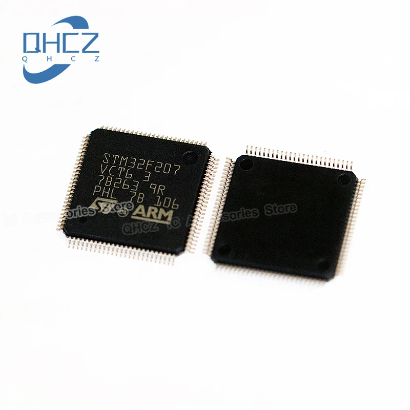 STM32F207VCT6 32-разрядный MCU 150DMIPs 1 Мб флэш-памяти/128 + 4 КБ ОЗУ USB OTG HS/FS Ethernet 17 TIMs 3 adcs 15 comm.