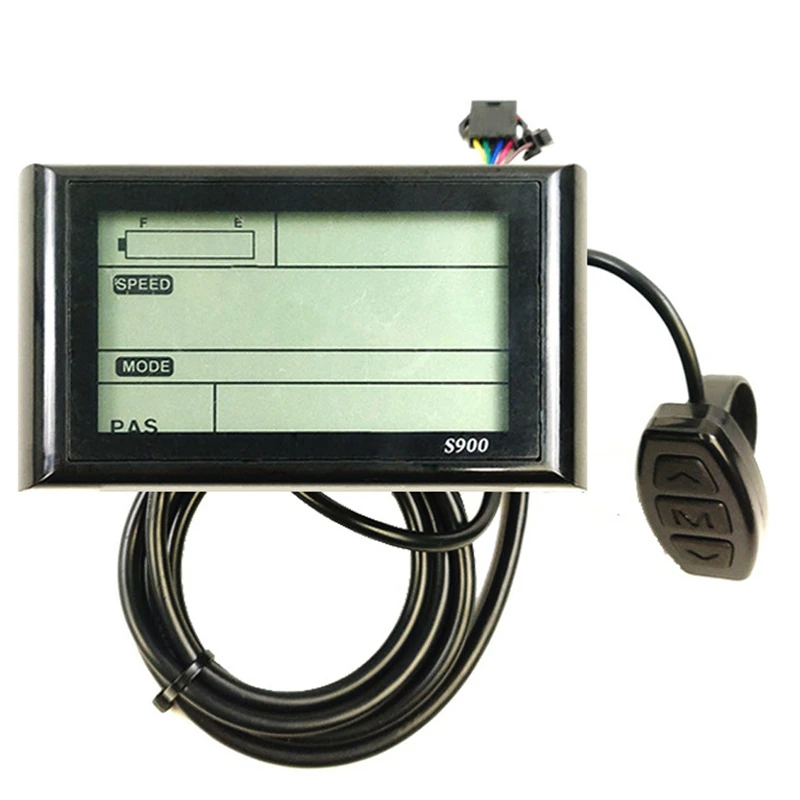

ЖК-дисплей S900 для электрического велосипеда, 36 В, 48 В, умная панель управления для электрического велосипеда SM с аксессуарами для подсветки