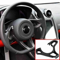 for mclaren 540c 570s oem style matte dry carbon fiber interior steering wheel panel cover cap for mclaren 540c 570s gt spider