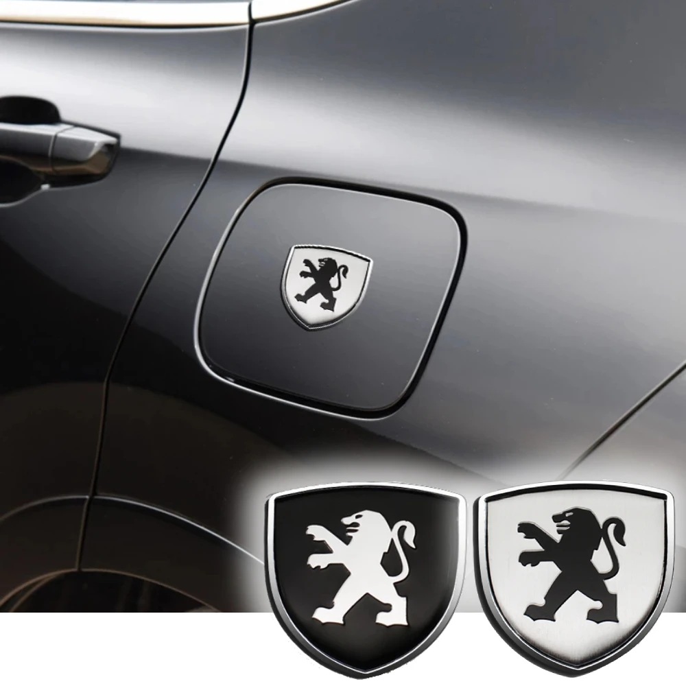 

Car Exteriors Decor Metal Custom Stickers Window Body Door Chrome Decals For Peugeot 206 208 308 307 207 3008 2008 407 508 408