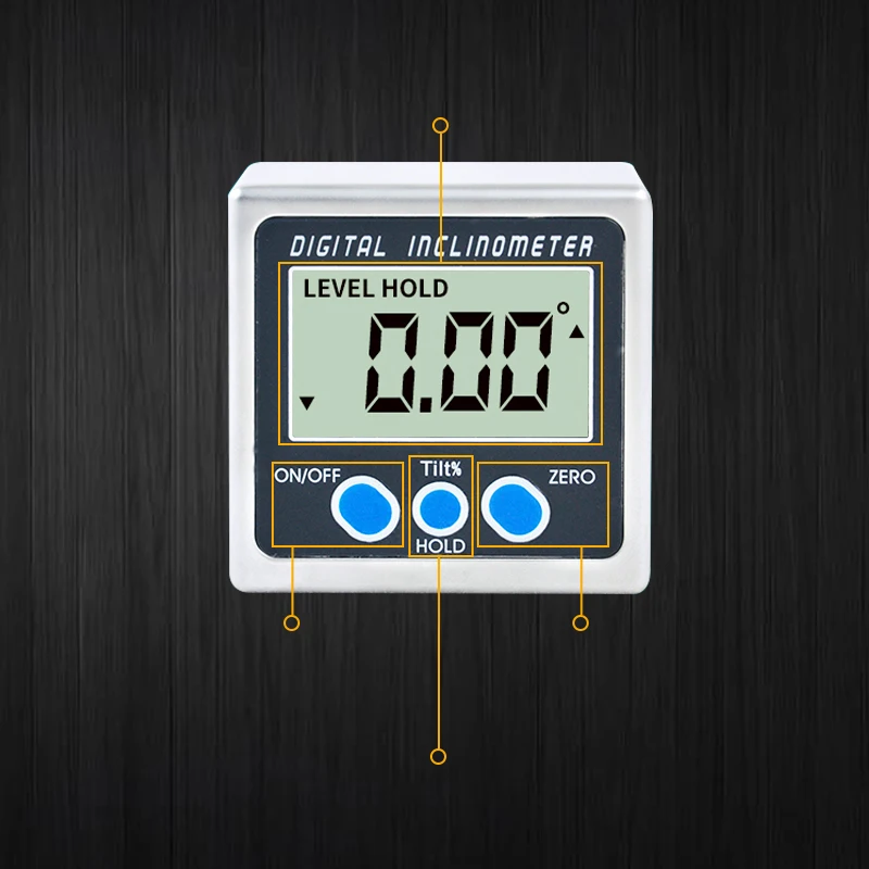 Ditron High Precision 0-360 Degree Digital Protractor /Digital Bevel Box Angle Meter with Strong Manger Base | Инструменты