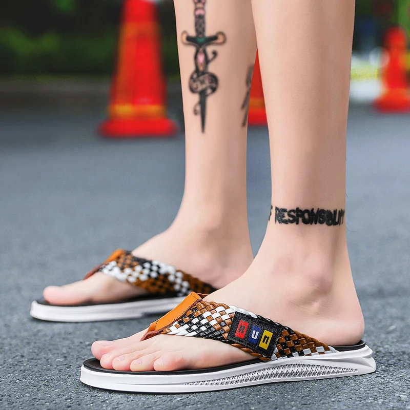 

Sandal Men Shoes Sandale Homme Cuir Summer Sandals Men Sandalle Sandalias Cuero Hombre Vietnam For Leather Classic Roman