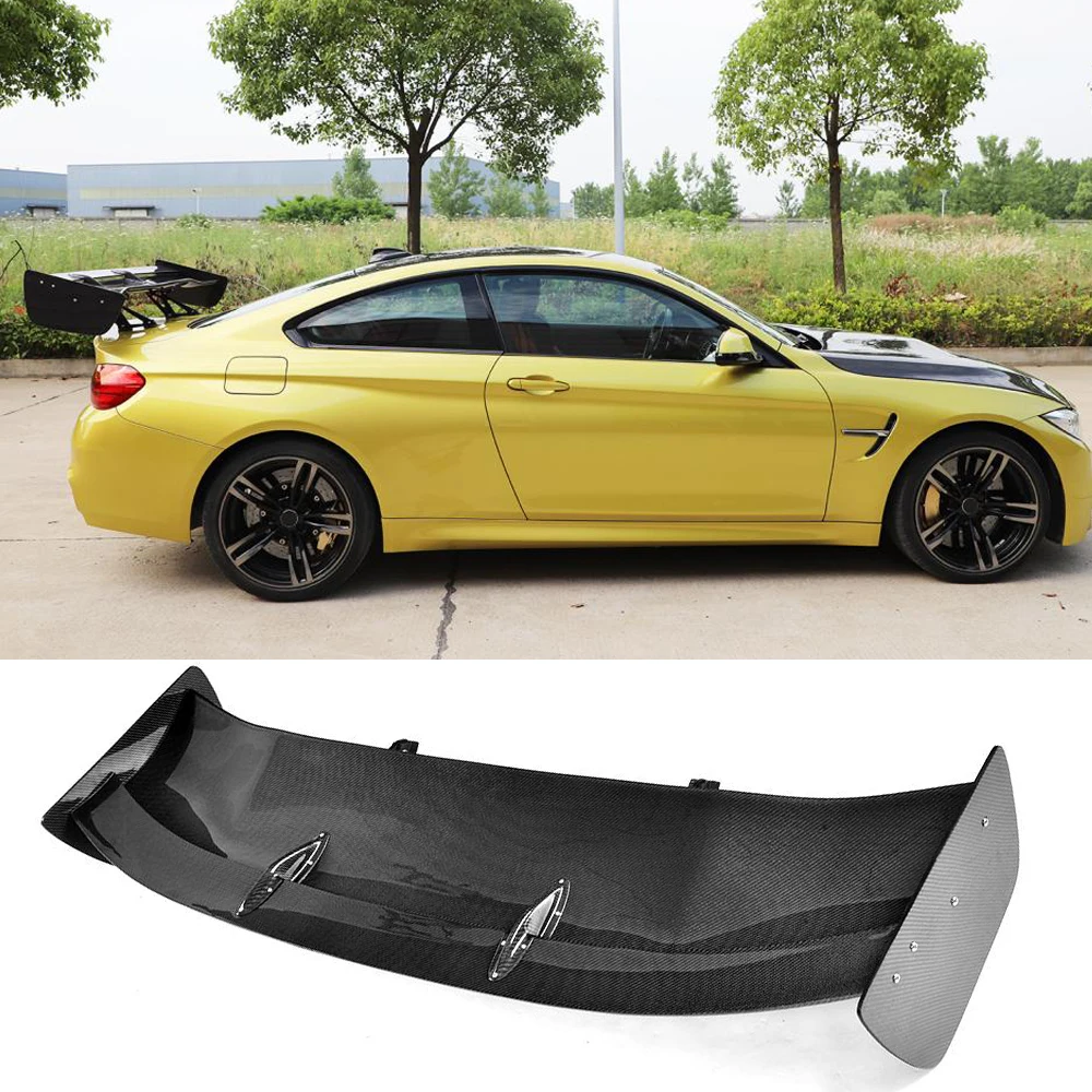 Универсальный Спойлер для заднего багажника из углеродного волокна BMW M3 M4 Audi A5 S5