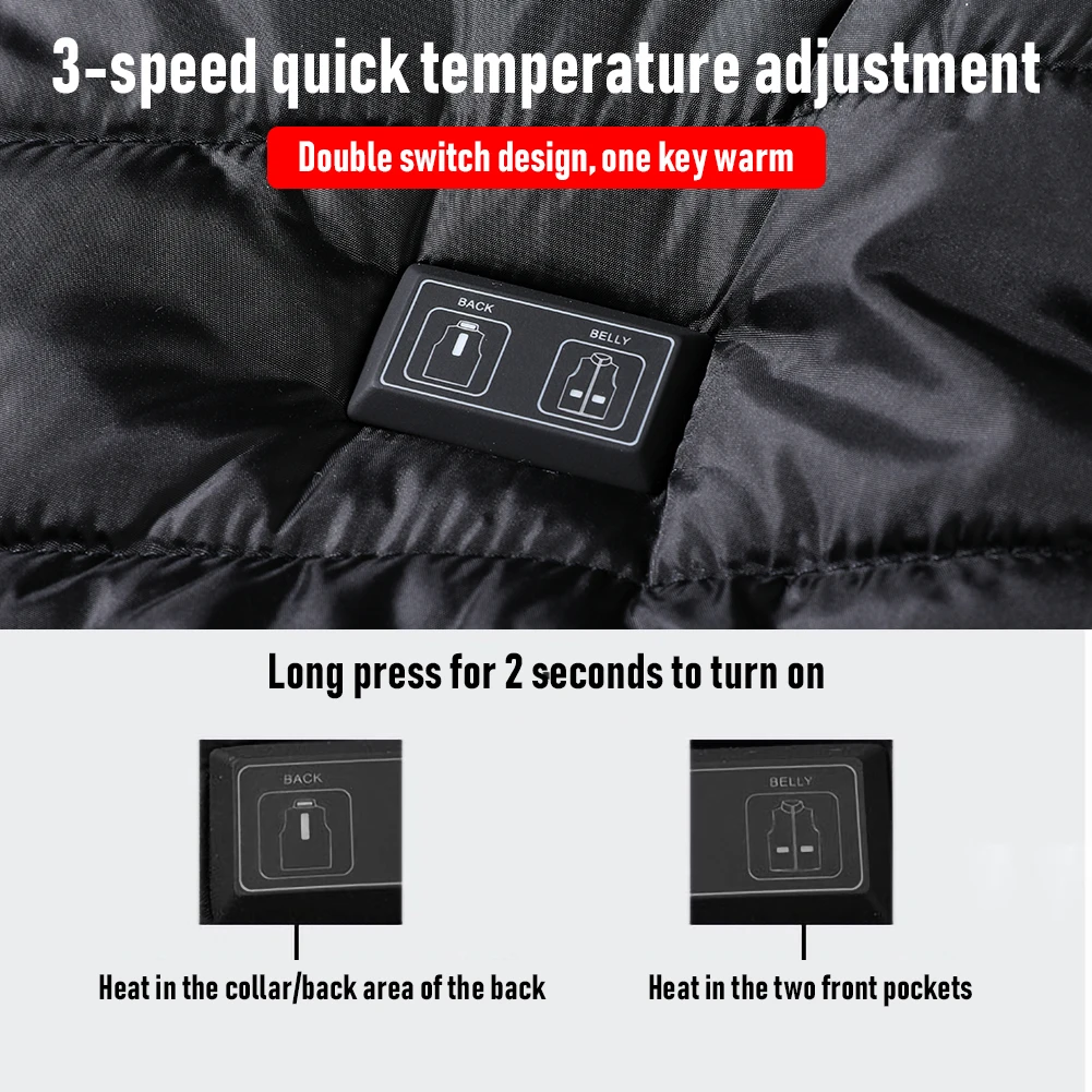 4 зоны Горячая доставка куртка-жилет для улицы с Usb-разъемом | Спорт и развлечения
