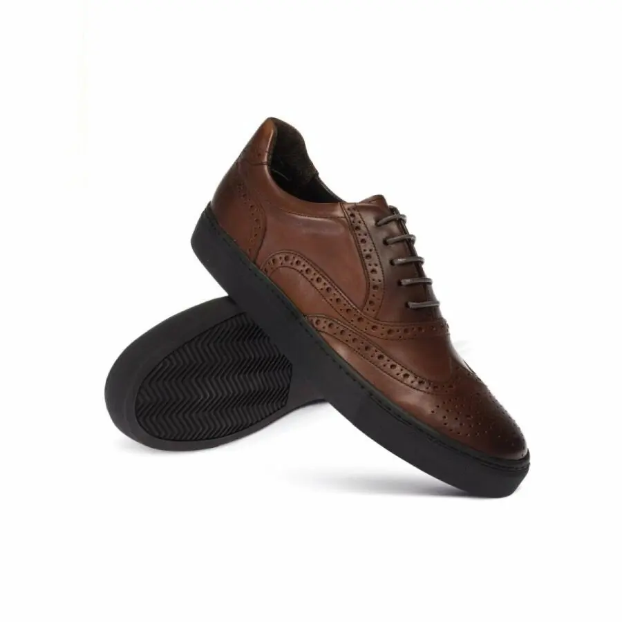 

Sneakers Men Deery, Genuine Leather Black Men'S Sneaker