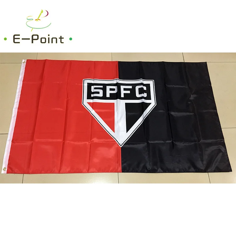 Бразилия Sao Paulo Futebol Clube FC 3 фута* 5 футов(90*150 см) размер рождественские украшения для домашнего флага баннер Тип B подарки