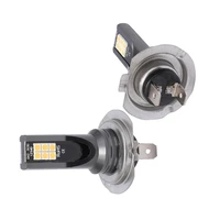 2pcsset h7 led car fog lights headlight conversion globes bulb beam 6500k
