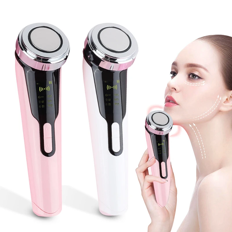 

6 In1 RF&EMS Radio Mesotherapy Electroporation Lifting Beauty LED Face Skin Rejuvenation Remover Wrinkle Radio Frequency NEW