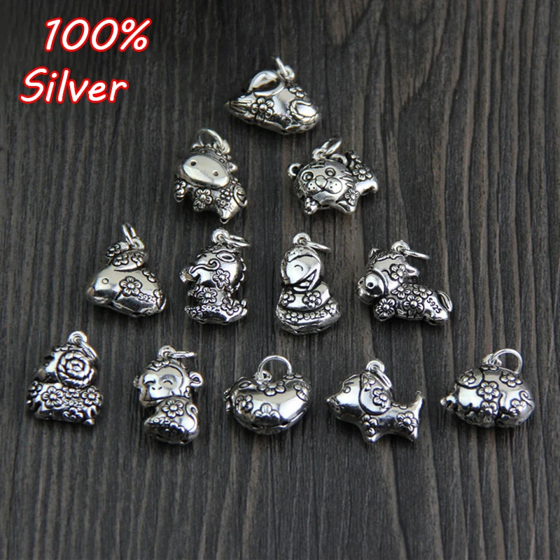 Браслет сделай сам из серебра 925 пробы с изображением знаков зодиака|Ювелирная