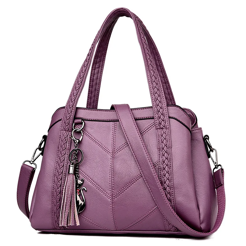 

The New Simple Handbag Fashion All-match Soft Leather Large-capacity One-shoulder Messenger Bag