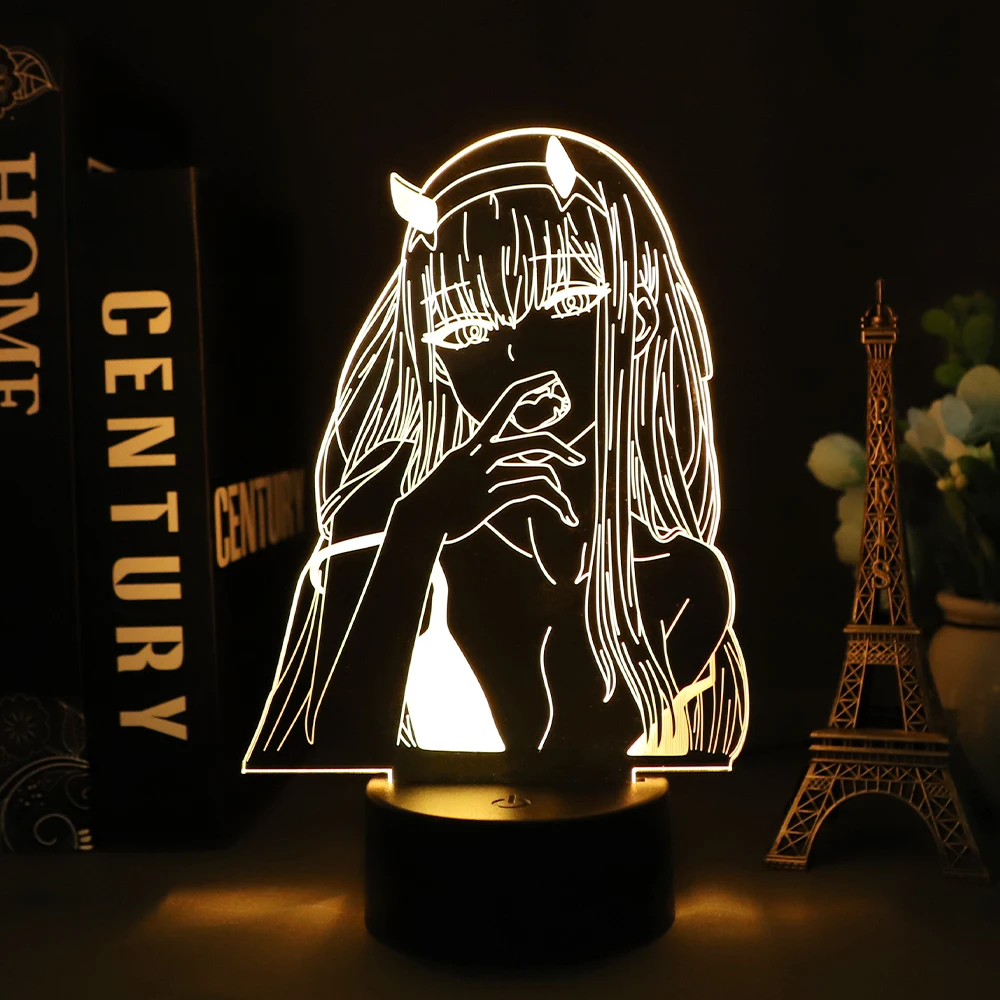 Аниме лампа 3D светильник светодиодный ночной Светильник меняющие цвета s фигурка