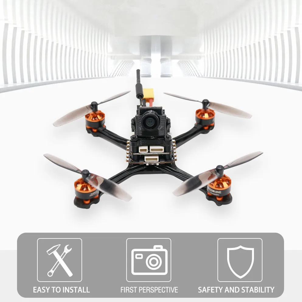 Tyro69 105 мм 2 5 дюймов 3S FPV гоночный Дрон RC Квадрокоптер w/ Caddx Beetel V2 камера F4 Контроллер