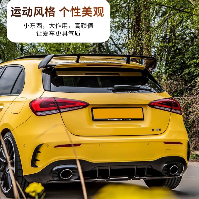 Задний спойлер из АБС пластика для Mercedes Benz W177 а класс A180 A200 A250 A260 и A45 AMG 2019 2020