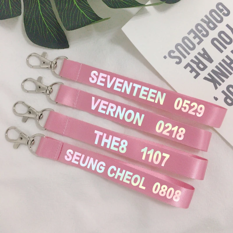 KPOP SEVENTEEN Key Chain DINO Laser MINGYU THE8 WOOZI VERNON josha WONWOO|Брелоки| |