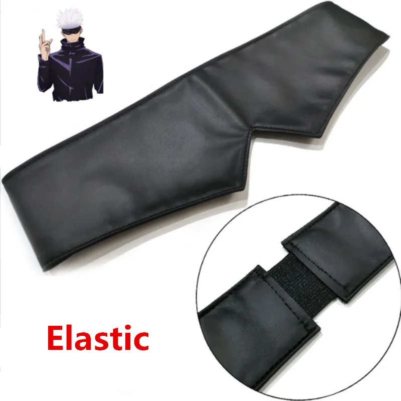 

Anime Jujutsu Kaisen Cosplay Costumes Gojo Satoru Accessories Men Women Headband Props Dark Black Headwear
