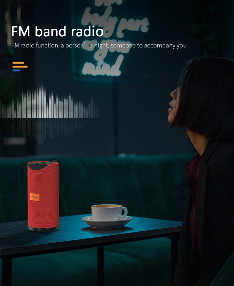 

Wireless Bluetooth Speaker Portable Speaker Bluetooth Waterproof Case Bass Radiator For Outdoors Home Subwoofer Amplifier