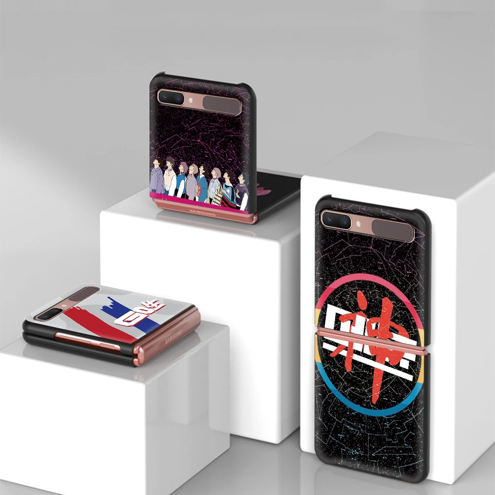 

Stray Kids Kpop Singer Black Hard Capa for Samsung Galaxy Z Flip 3 5G Mobile Phone Case ZFlip 6.7" PC Segmented Protect Cover