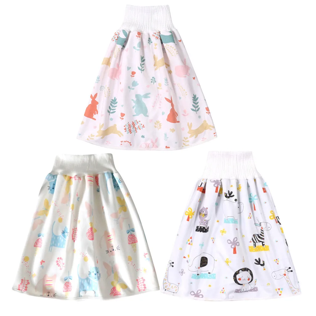 Детская Юбка шорты для подгузников удобные многоразовые детские 2 в 1