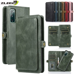 Luxury Flip Leather Wallet Case For Samsung Galaxy S22 S21 S20 FE S10E
S9 S8 Note 20 10 9 8 Ultra Plus Lite Card Phone Bag Cover 7.89 USD