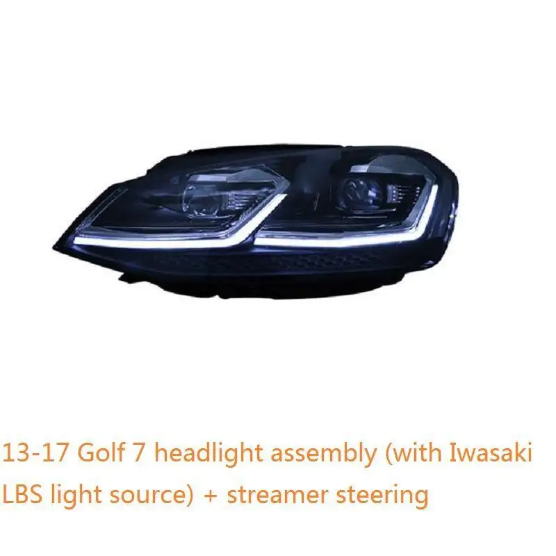 Drl Automovil Запчасти для укладки Neblineros Led Para Автомобильные фары Задние Автомобильные фары в сборе 14 15 16 17 для Volkswagen Golf 7 - Цвет: MODEL J
