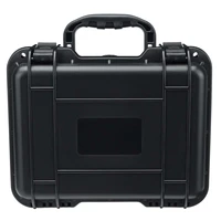 abs plastic sealed tool box safety equipment toolbox suitcase impact resistant tool case shockproof with foam sponge black