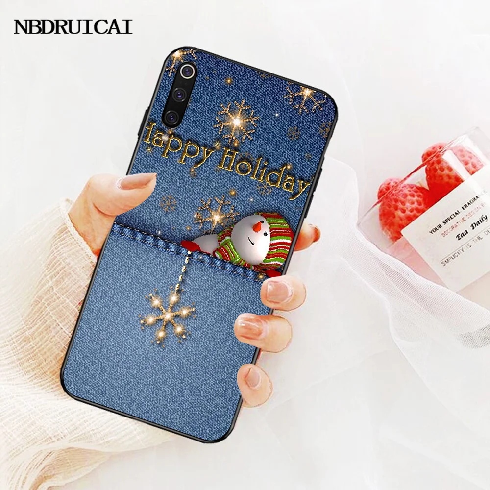 NBDRUICAI Merry Christmas Fox Elk DIY чехол для телефона с рисунком Redmi Note 8 8A 7 6 6A 5 5A 4 4X 4A Go Pro Plus Prime |