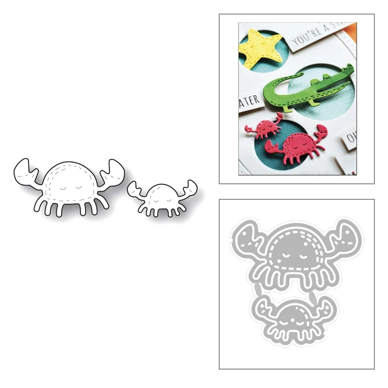 2020 новые милые животные Краб швейная нить тиснение металла резки штампы для DIY