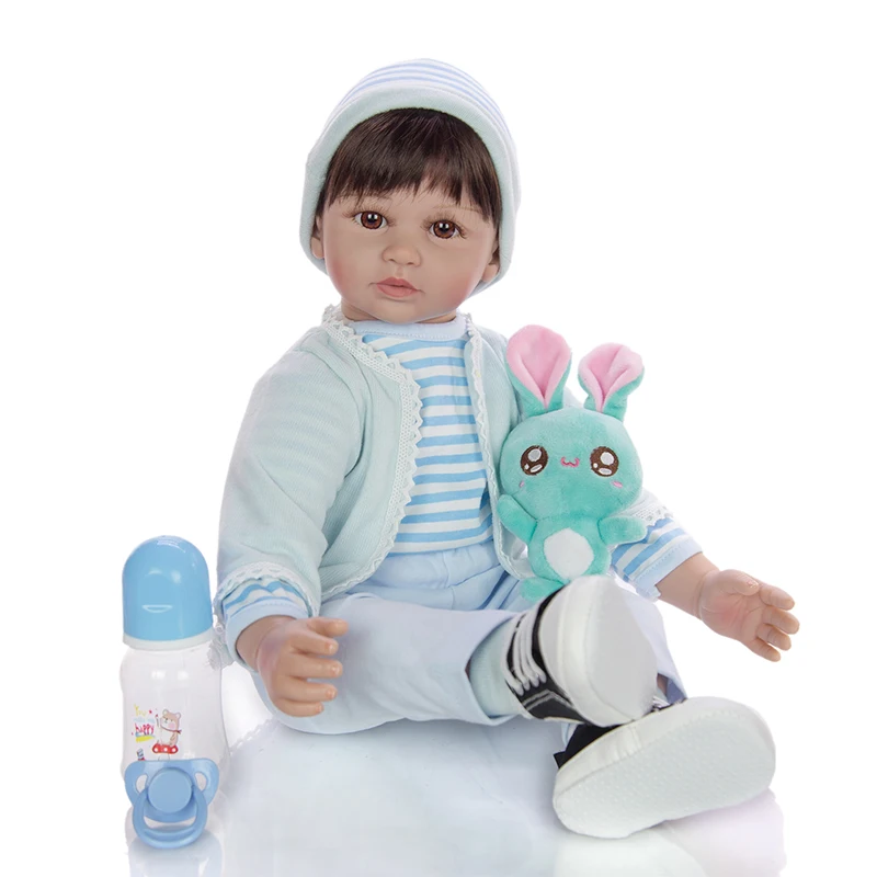 Кукла Reborn Мягкая силиконовая для девочек и мальчиков подарок на день рождения