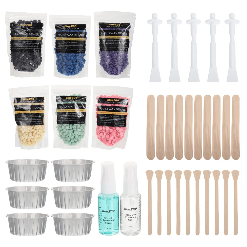 

1Set Hard Wax Beans Beads Hair Removal Wax Face Legs Back Waxing Tool