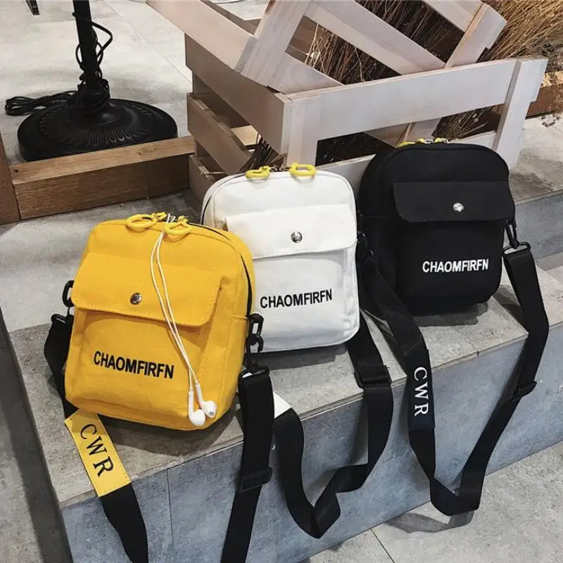 Холщовая Сумка для женщин миниатюрная сумочка сотового телефона на молнии