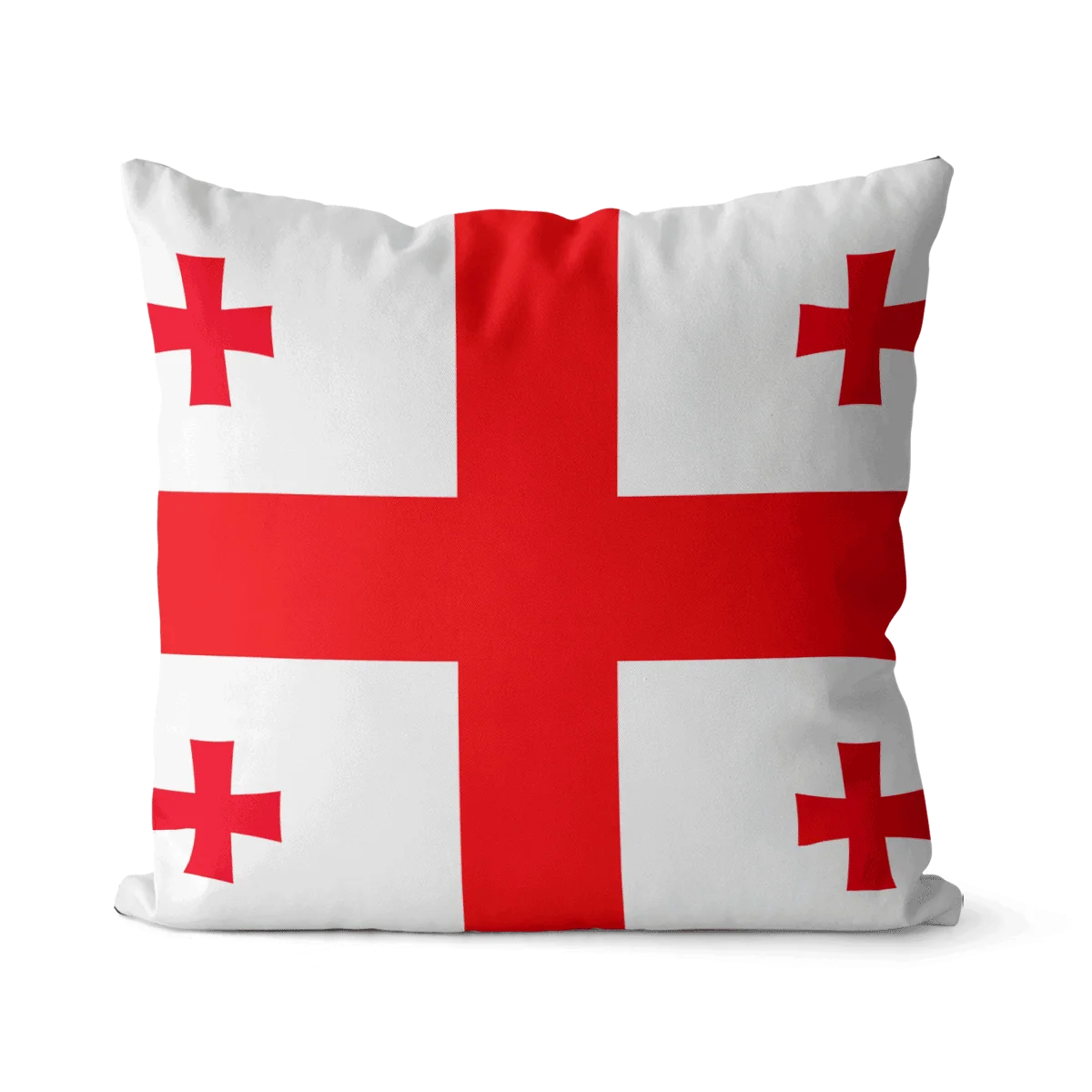 

Flag of Georgia pattern square pillowcase pure cotton linen pillowcase party home decoration sofa cushion cover 45x45cm 40x40