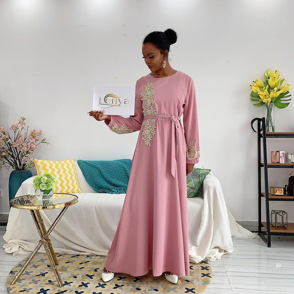 Новинка Eid mubarak Vetement femme abaya Дубай мусульманская Мода хиджаб платье кафтан