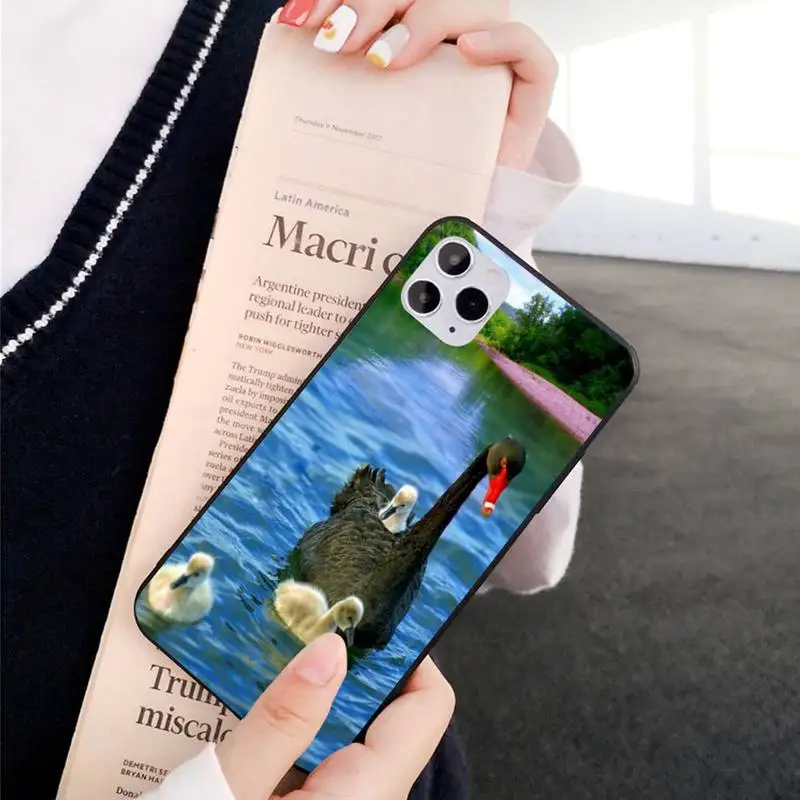 Flying Jewels силиконовый черный чехол для телефона IphoneX XS 11 11Pro 5 5s SE 6 6s Plus 7 8