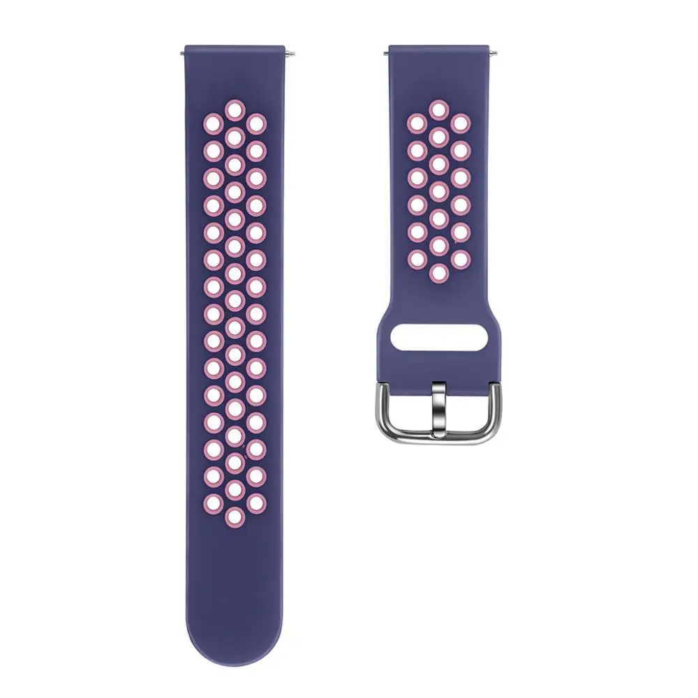 

20mm 22mm sports comfort strap, silicone strap replacement, for Samsung Gear S2, for Garmin Vivoactive 4, for GarminMove 3