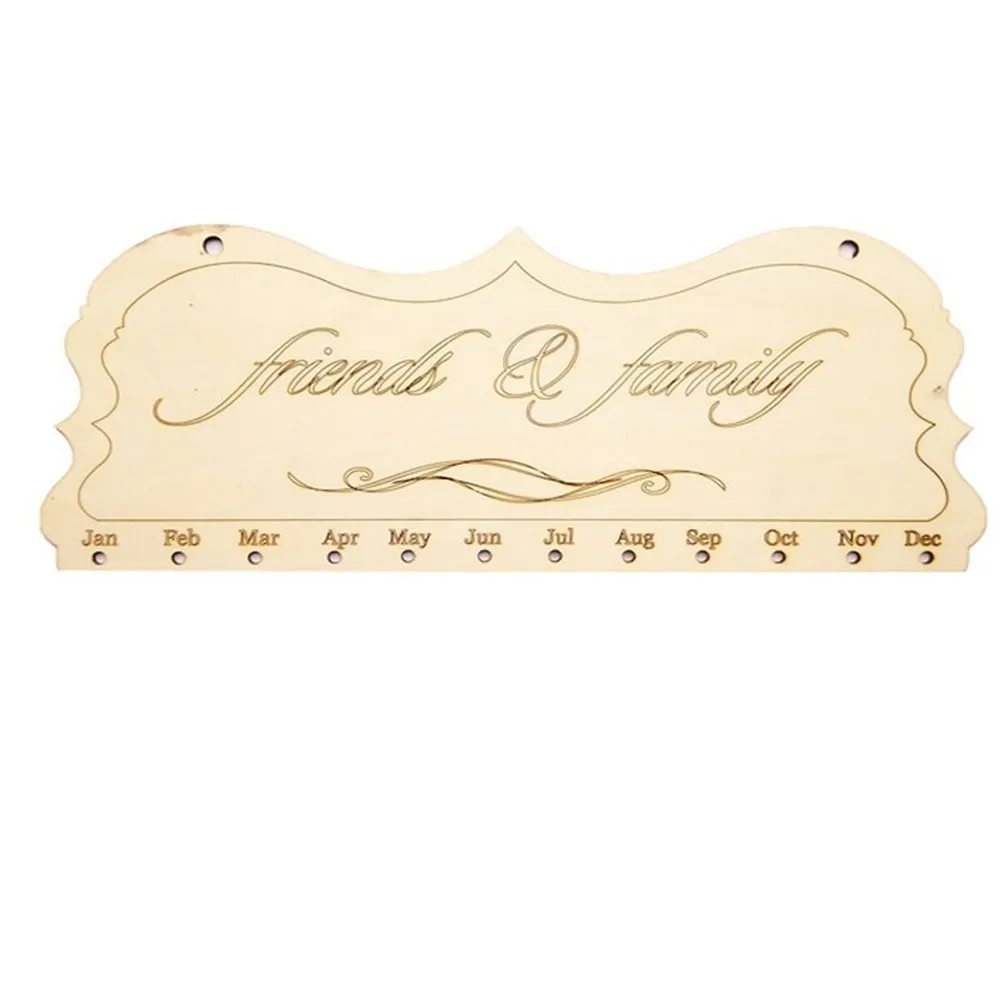 Advent календари деревянная доска напоминаний на день рождения семья и друзья