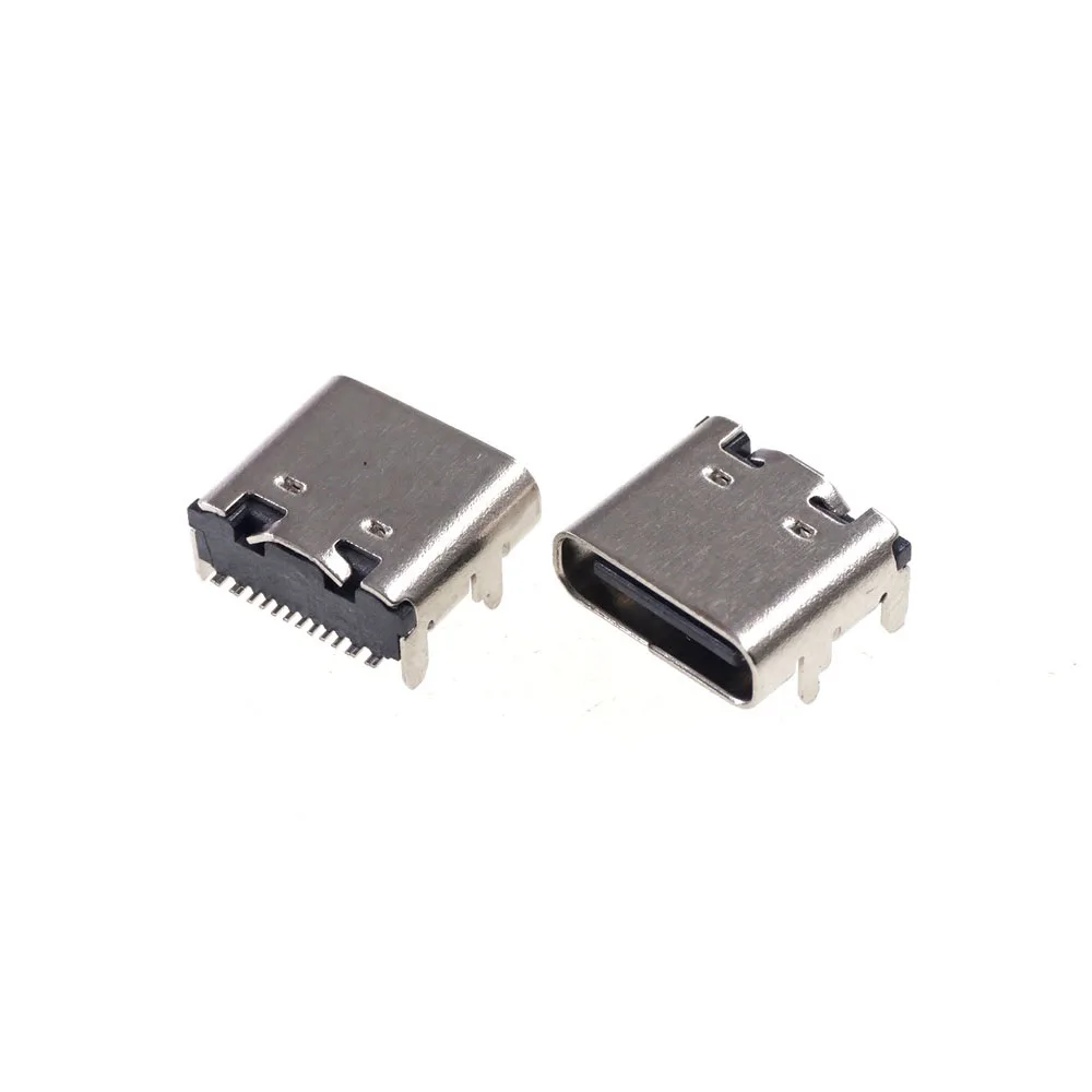 1000 шт. Лента &amp катушка USB 3 1 Тип C разъем 16 контактный розетка SMT горизонтальный