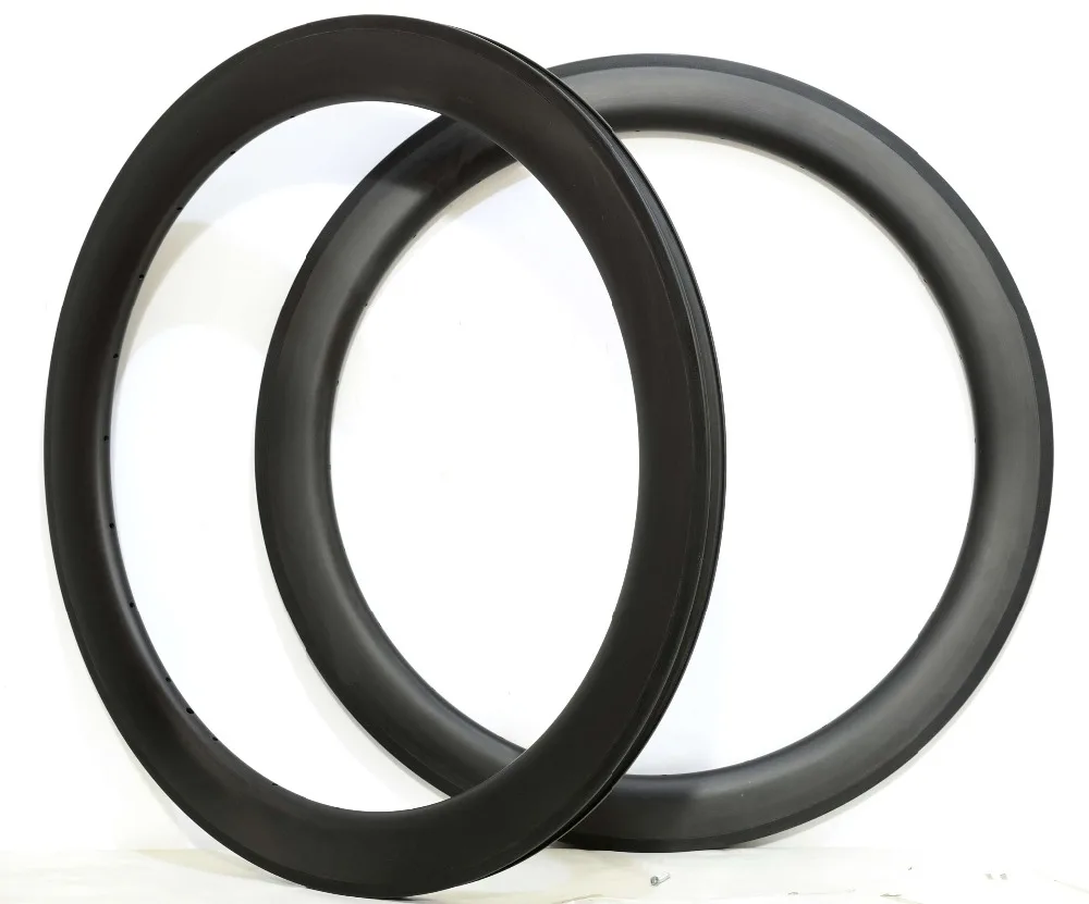 

700c Carbon Single Rim 60mm depth 25mm width road bike rim Clincher/Tubular Road bike carbon rim UD/3k matte finish