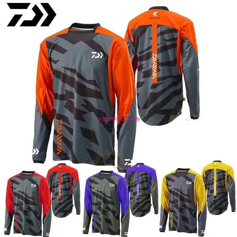 

2021Fishing jersey Shirt Cycling Fishing Clothing Breathable Sunscreen Shirt Quick Drying UPF 50+ Long Sleeve Fishing Shirts