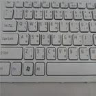 Новая белая клавиатура для ноутбука SONY для VAIO до версии VPCEA PCG-61317L MP-09L13TO-8861 148792451 550102L11-515-G к белому