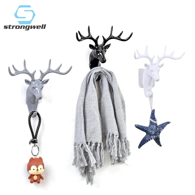 Европейский пластик статуя оленя ремесла животных полка с орнаментом стойки статуэтки домашний декор гостиной свадебный подарок
