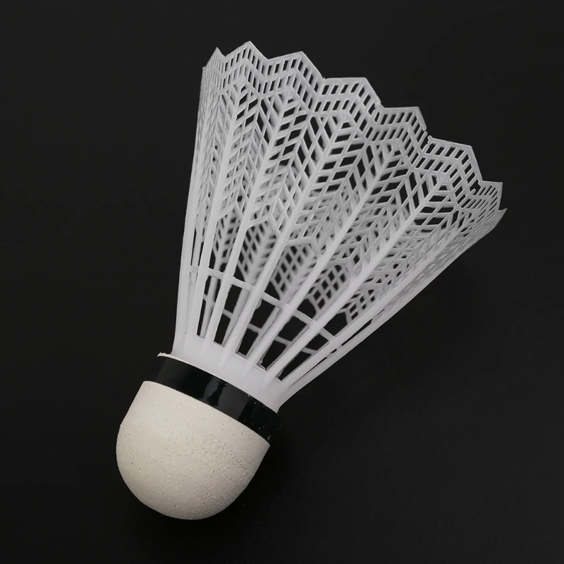 

Free shipping 12Pcs White Badminton Plastic Shuttlecocks Indoor Outdoor Gym Sports Accessories