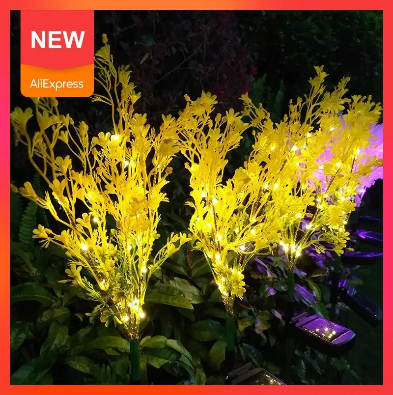 LTOON Новый светодиодный водонепроницаемый Солнечный симулятор цветок Газон лампа