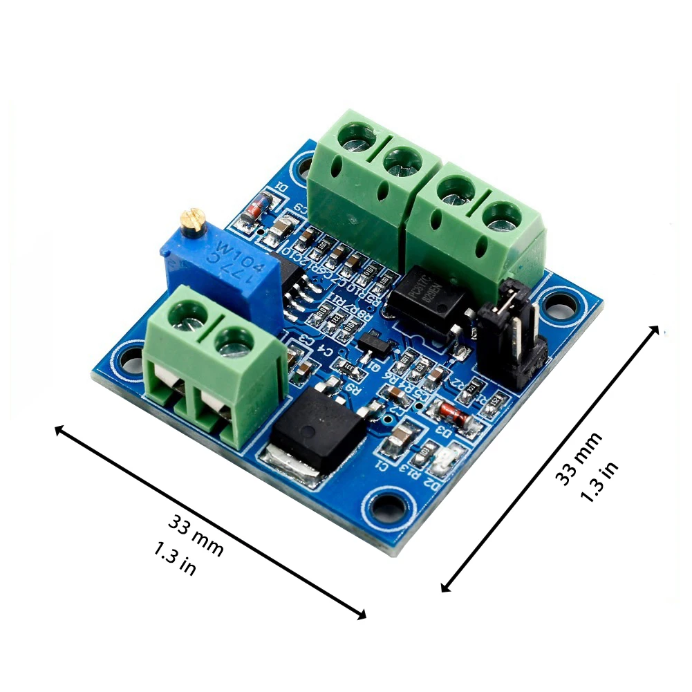 

1PCS Voltage to PWM Converter Module 0%-100% to 0-10V Digital to Analog Signal PWM Adjustable Converter Power Module