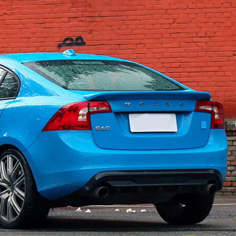 

For Volvo S60 Spoiler ABS Material Car Rear Wing Primer Color Rear Spoiler For Volvo S60 s60l S60L Spoiler 2012-2017