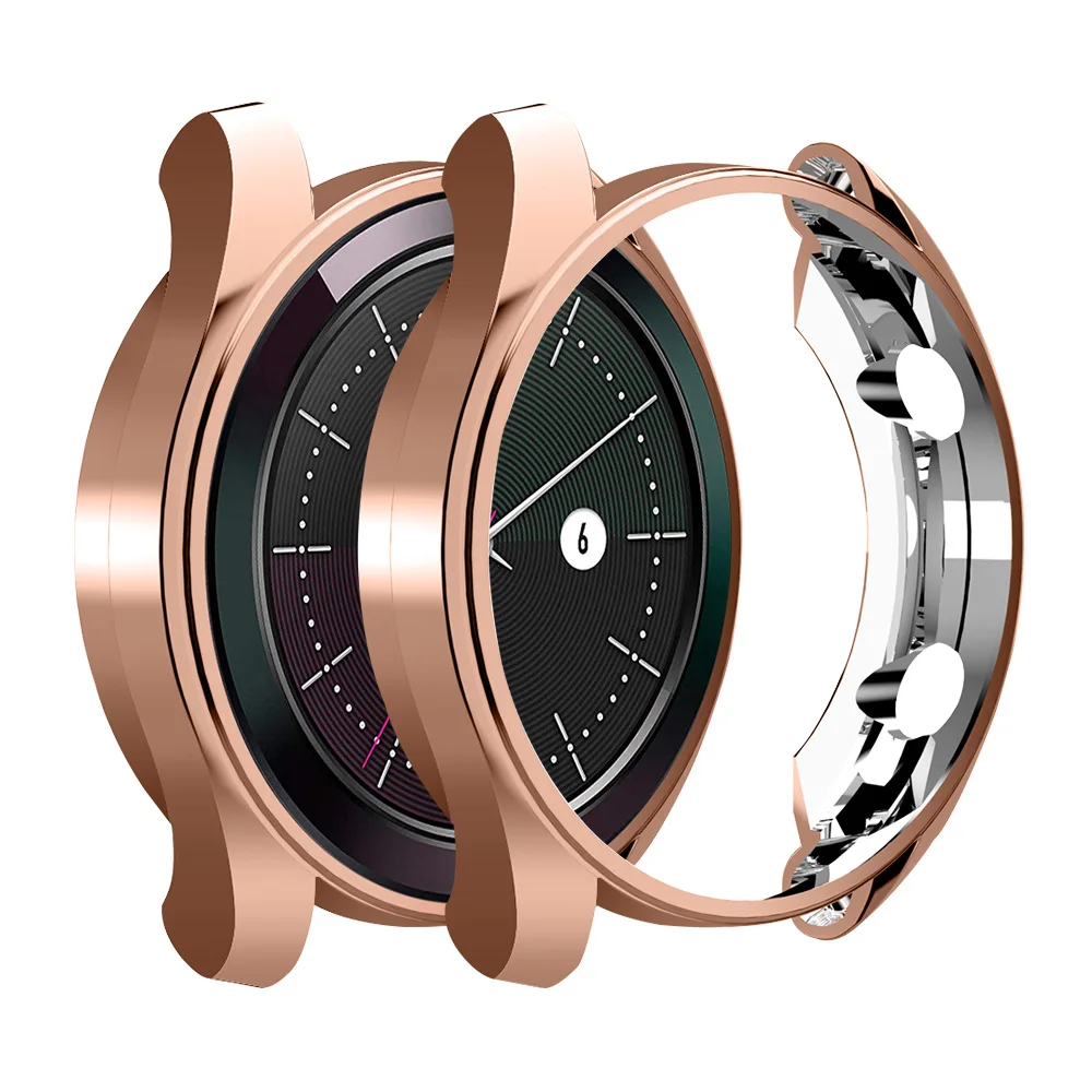 Легкий тонкий чехол для huawei Watch GT 2/1 42 мм 46 мм Защитная крышка элегантный/Активный/спортивный/Модный мягкий бампер аксессуары