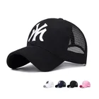 Бейсболка MY вышитая дышащая сетчатая, уличная Регулируемая Кепка-Снэпбэк, Спортивная Кепка от солнца в стиле хип-хоп для мужчин и женщин, DP032