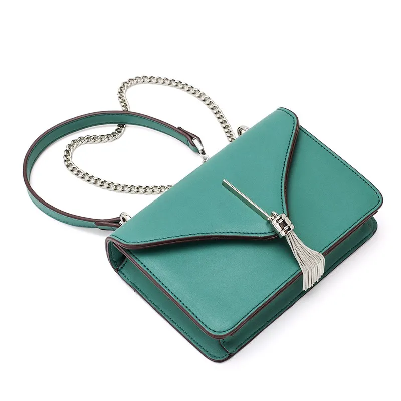 

2021 new hot selling women's straddle single shoulder bag Korean Pu Chain Handbag fashion simple leisure Women's bag